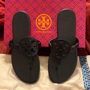 These are Tory Burch Millers in Perfect Black .